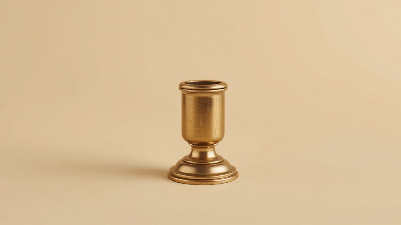 Brass Batten Holder — AureVolt