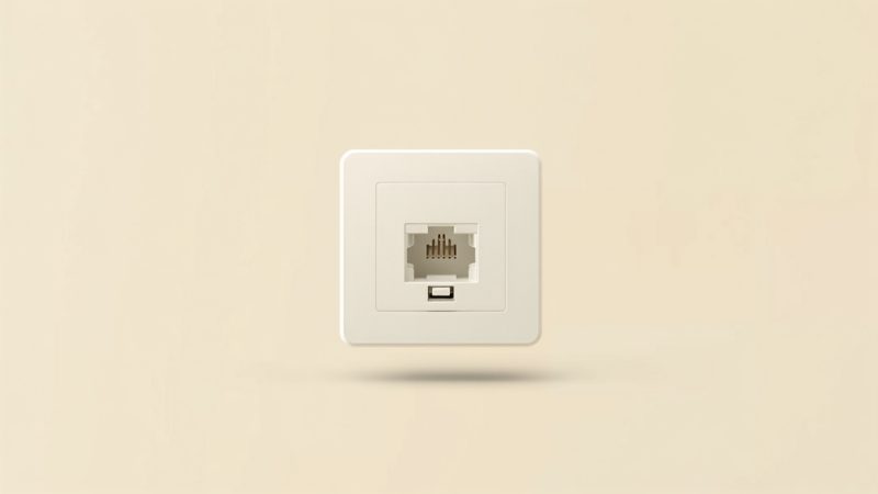 RJ45 Network Socket — AureVolt