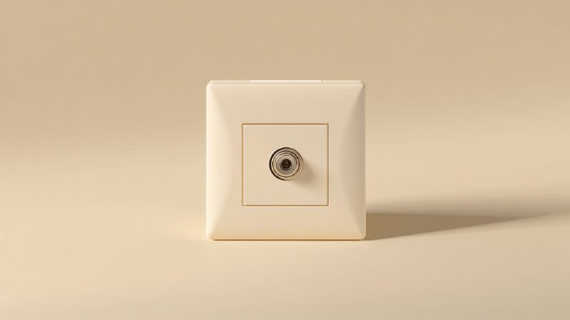 TV Coaxial Socket — AureVolt